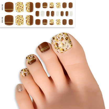 3d Phototherapy Gel Semi-curing Foot Nail Sticker